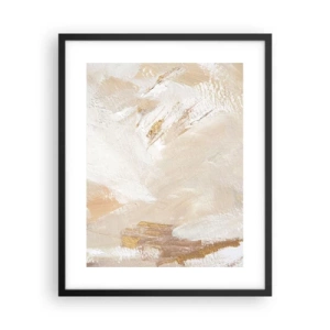 Plakat i sort ramme - Pastelkomposition - 40x50 cm