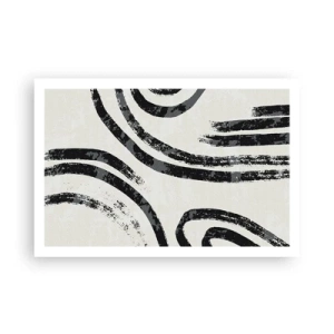 Plakat - Halvt stoppet - 91x61 cm