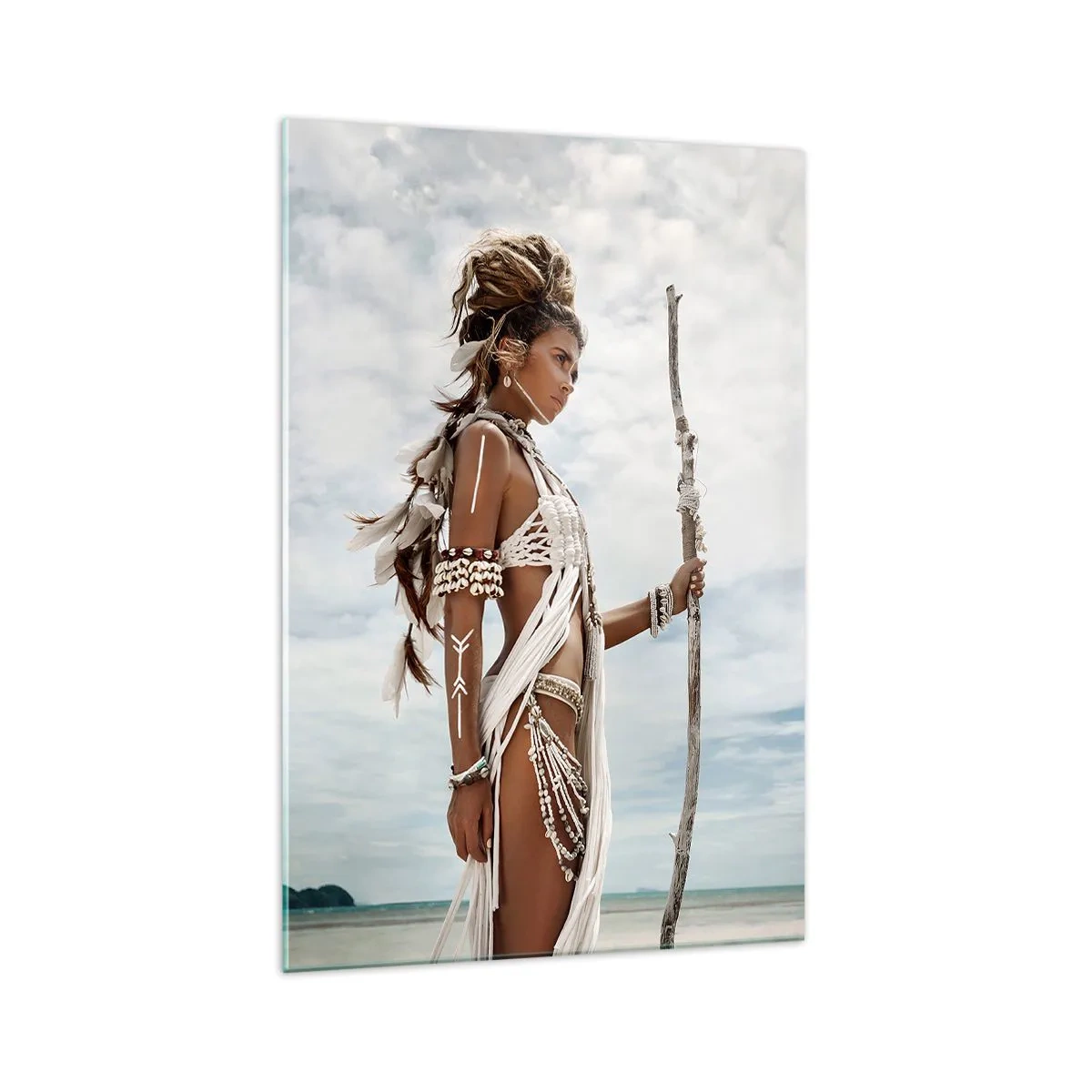 Billede på glas - Dronning af troperne - 70x100 cm