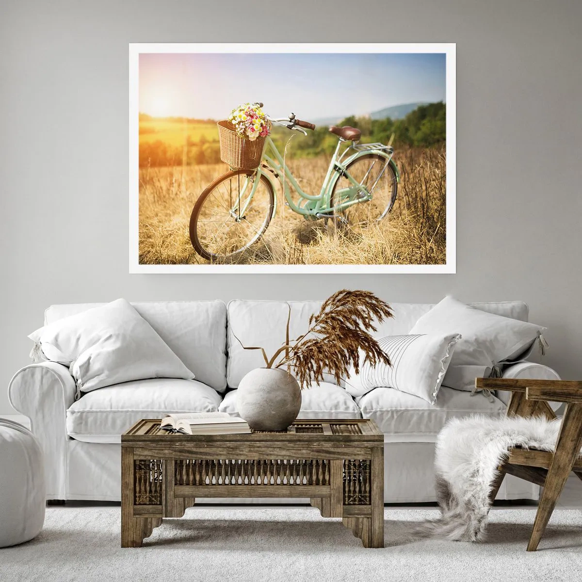 Plakat - Jeg bliver her et stykke tid - 40x30 cm