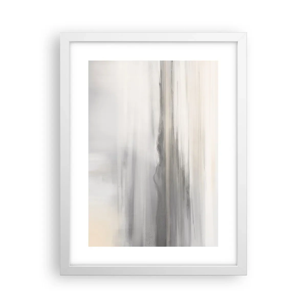 Plakat i hvid ramme - En tankevækkende afstand - 30x40 cm