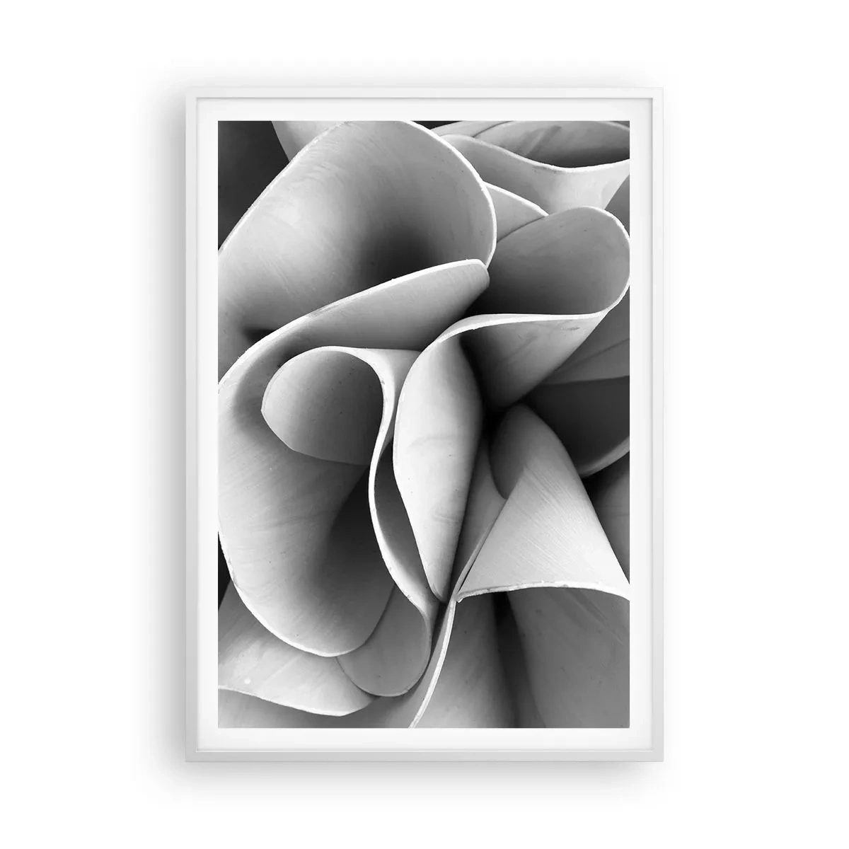 Plakat i hvid ramme - Hvad der sker i rummet - 70x100 cm