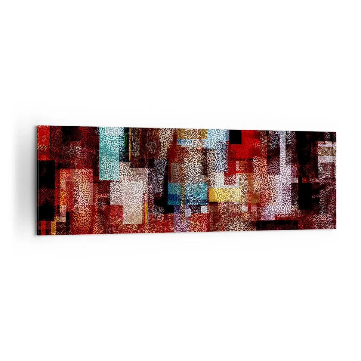 Lærredstryk - Billede på lærred - Forvirring med forvirring - 160x50 cm
