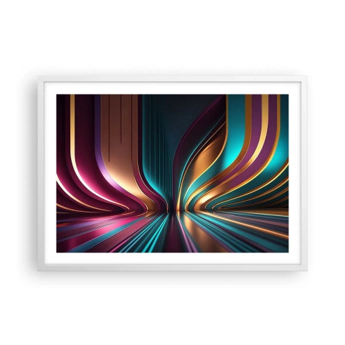 Plakat i hvid ramme - Lysets arkitektur - 70x50 cm