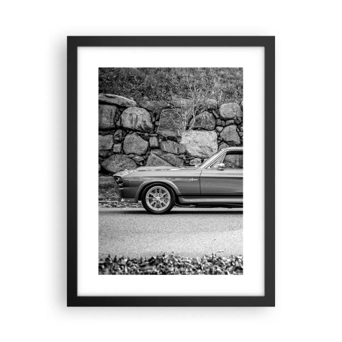 Plakat i sort ramme - En legende fra 1960'erne. - 30x40 cm