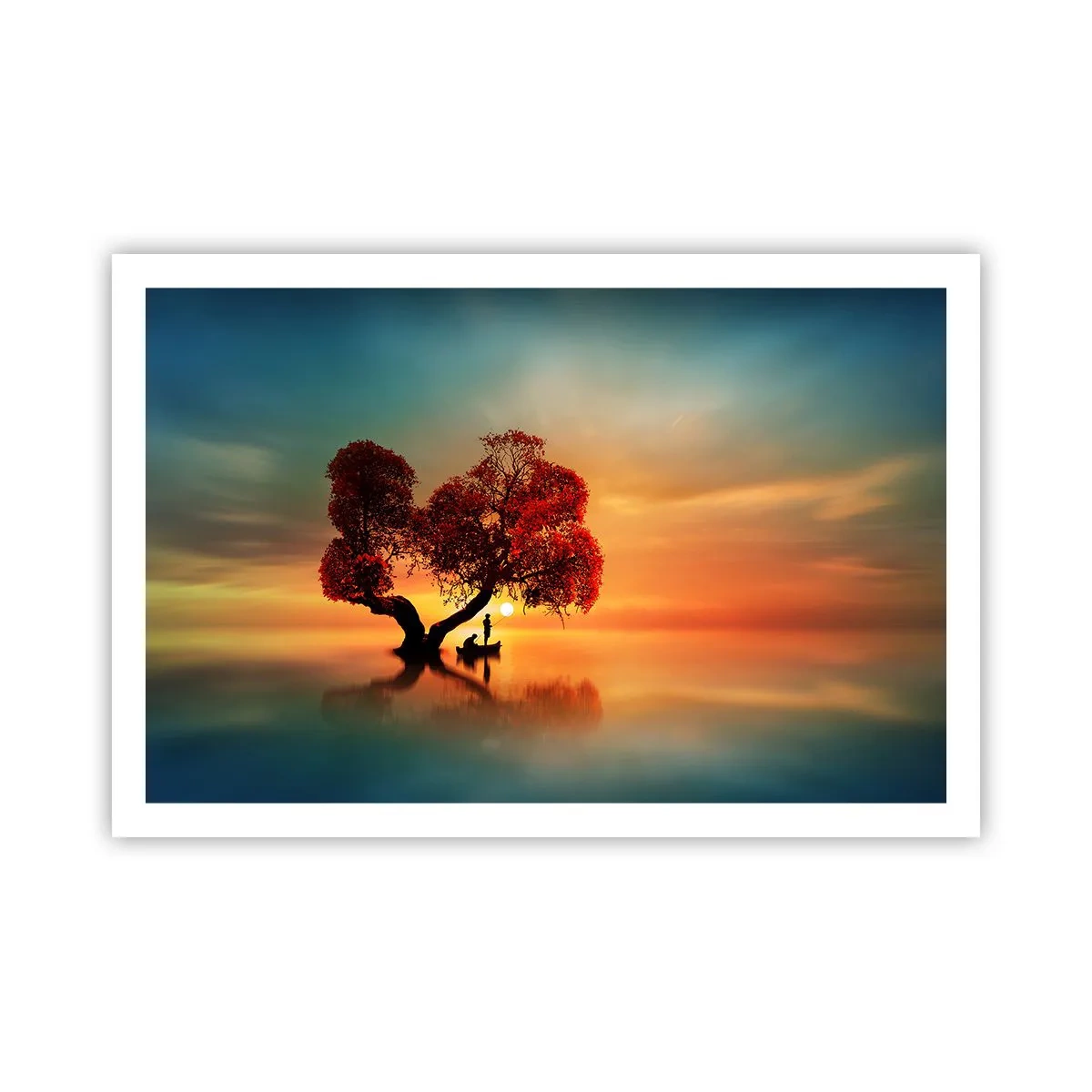 Plakat - Fjern og tavs verdensløshed - 91x61 cm