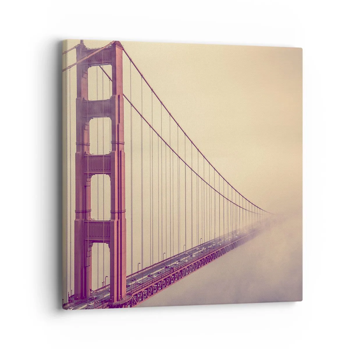 Lærredstryk - Billede på lærred - Mellem himmel og jord - 40x40 cm