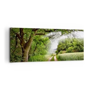 Lærredstryk - Billede på lærred - Et in Arcadia ego - 100x40 cm