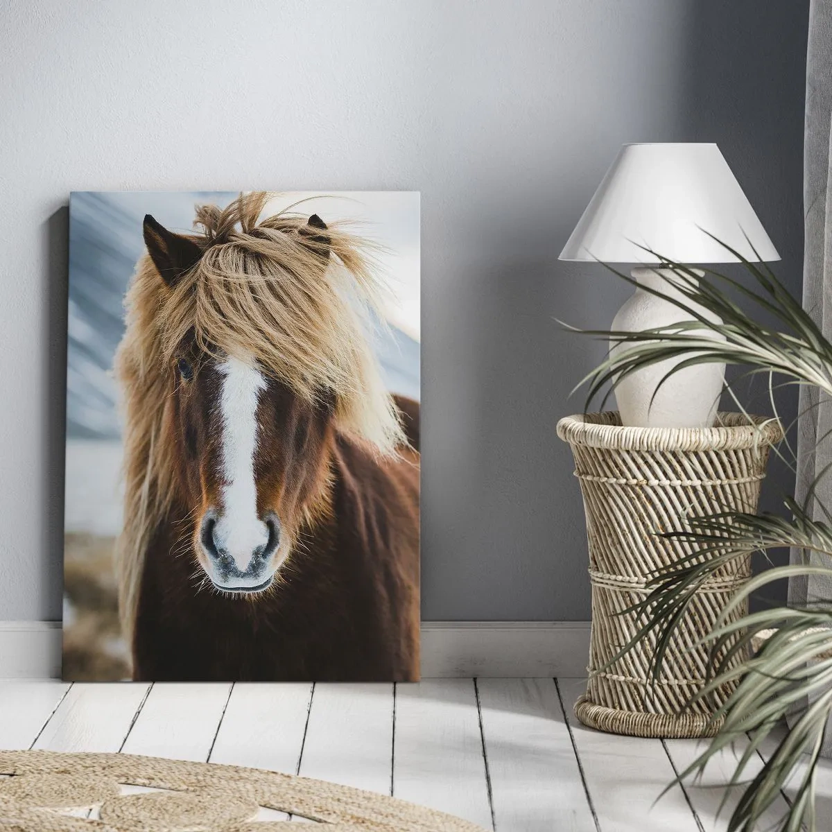 Lærredstryk - Billede på lærred - Kan du mærke friheden? - 80x120 cm