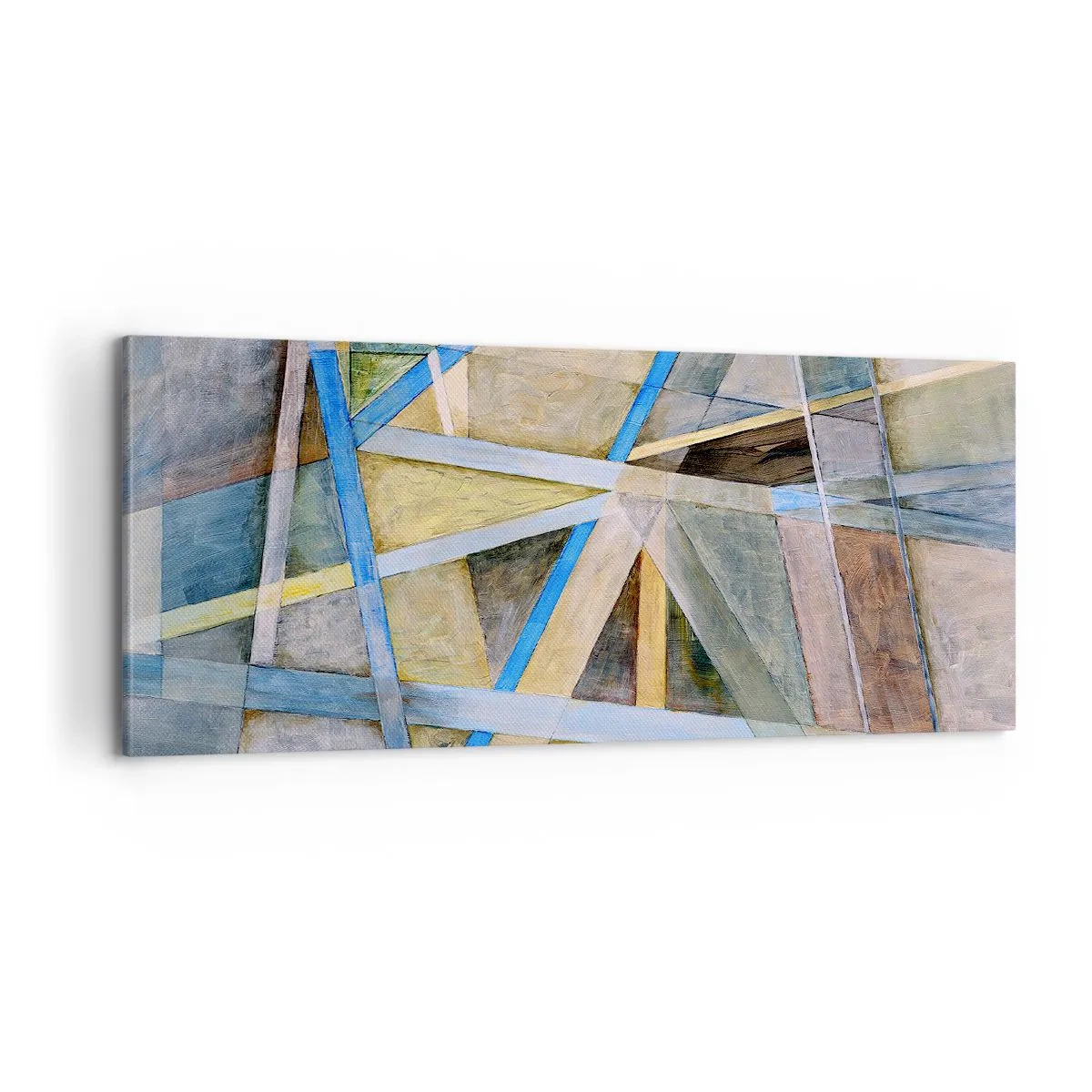 Lærredstryk - Billede på lærred - Lige eller skråt? - 100x40 cm