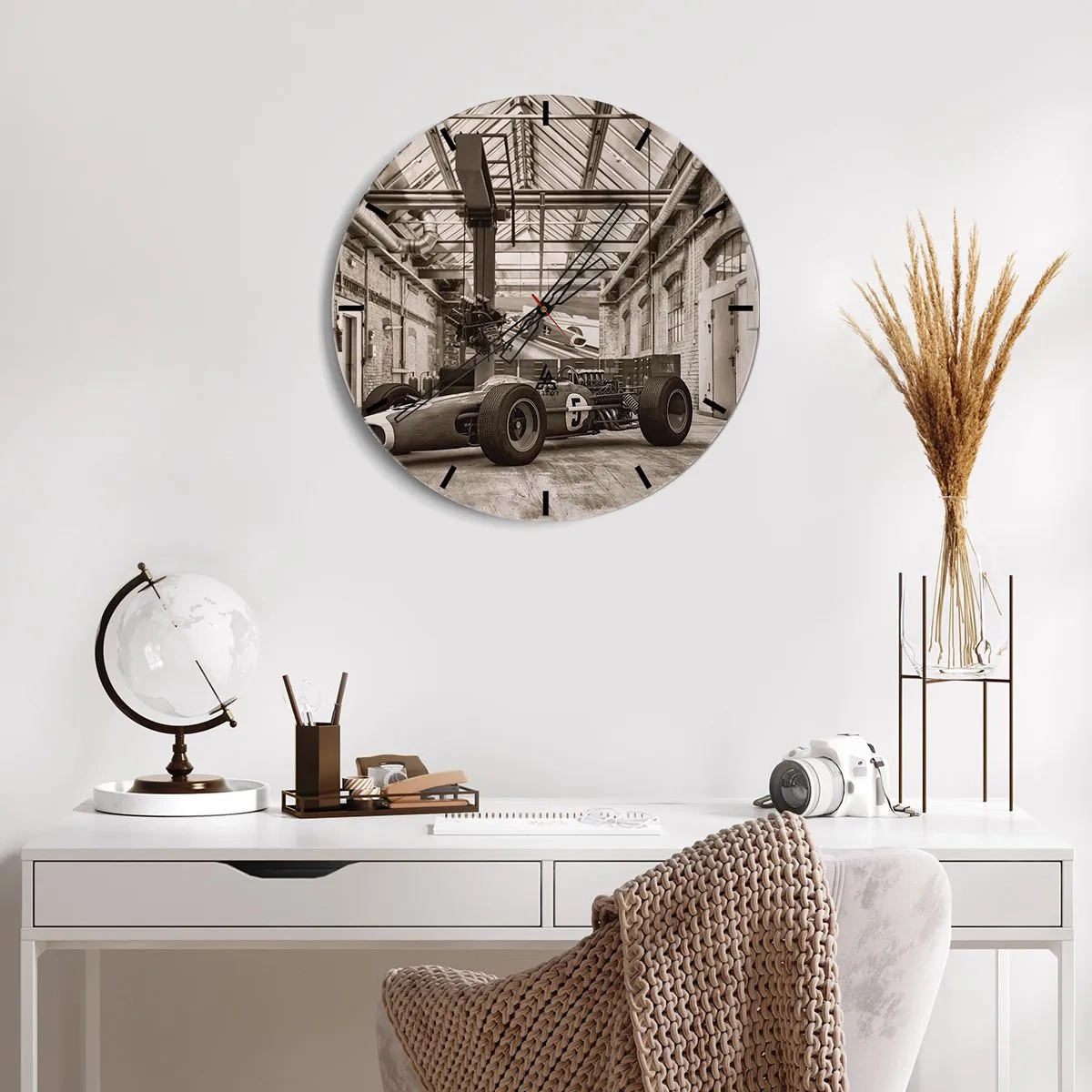 Vægur, Uret - Vinderens hvile - 40x40 cm