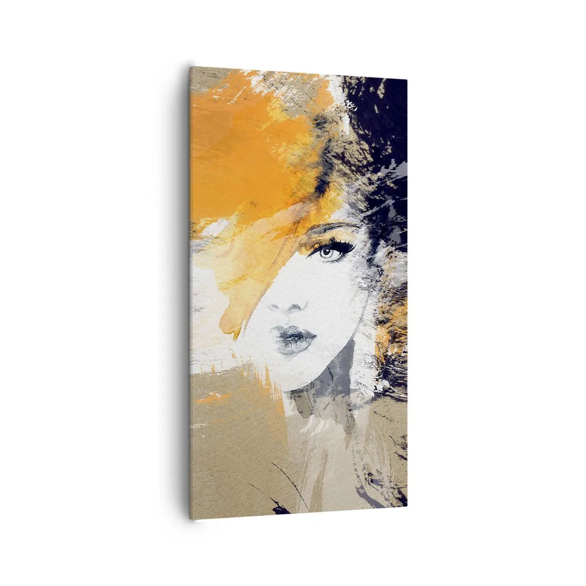 Lærredstryk - Billede på lærred - Og det bliver let - 65x120 cm