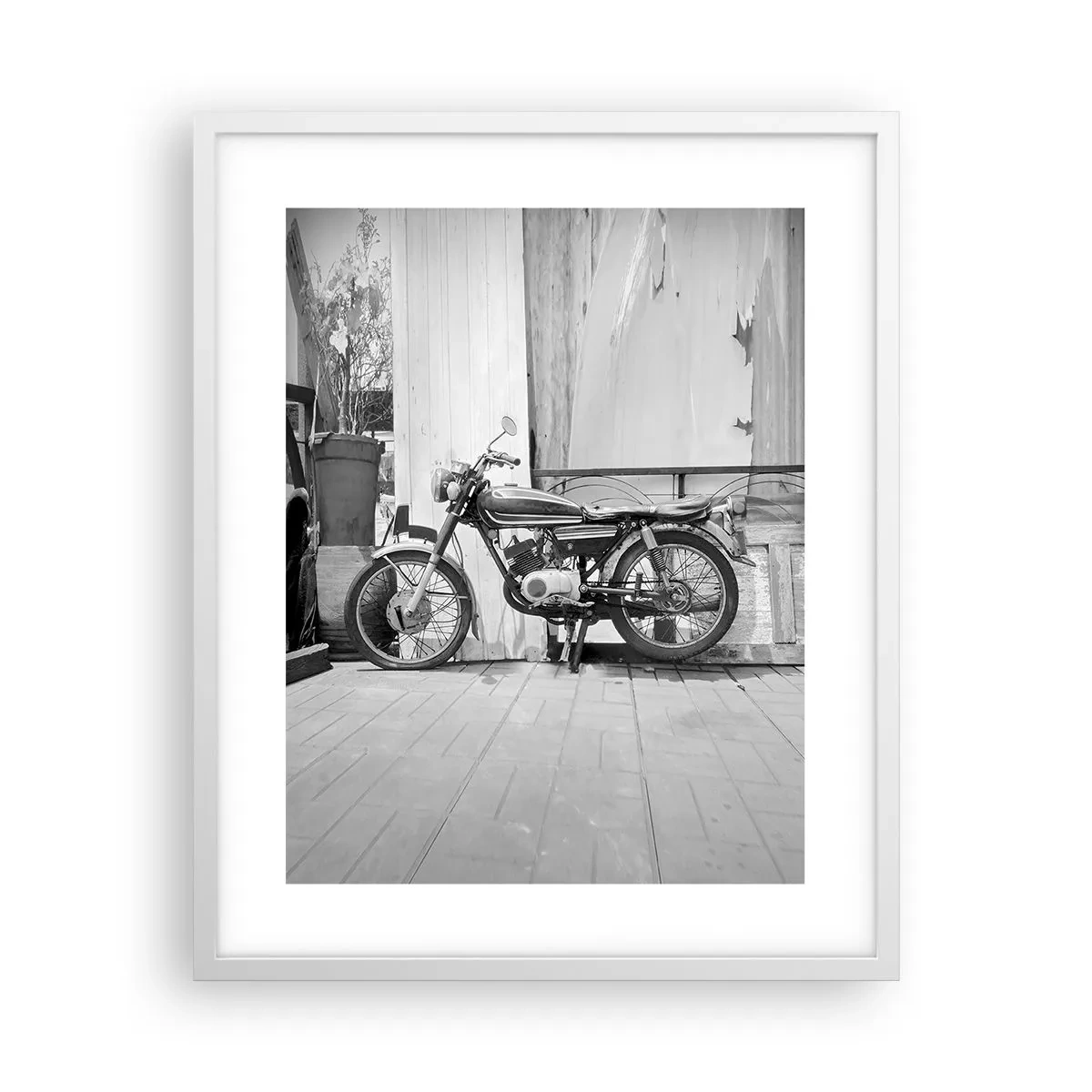 Plakat i hvid ramme - Klassikere frem for alt - 40x50 cm