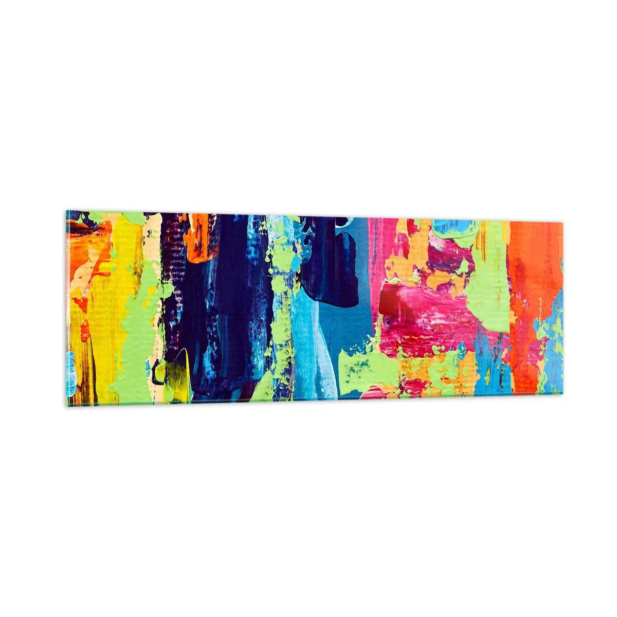 Billede på glas - Livet er smukt! - 90x30 cm