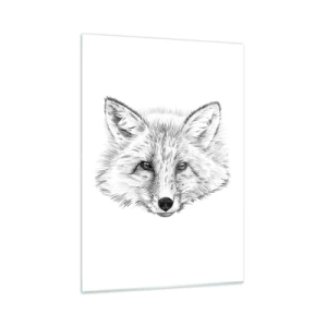 Billede på glas - Kan disse øjne lyve? - 50x70 cm