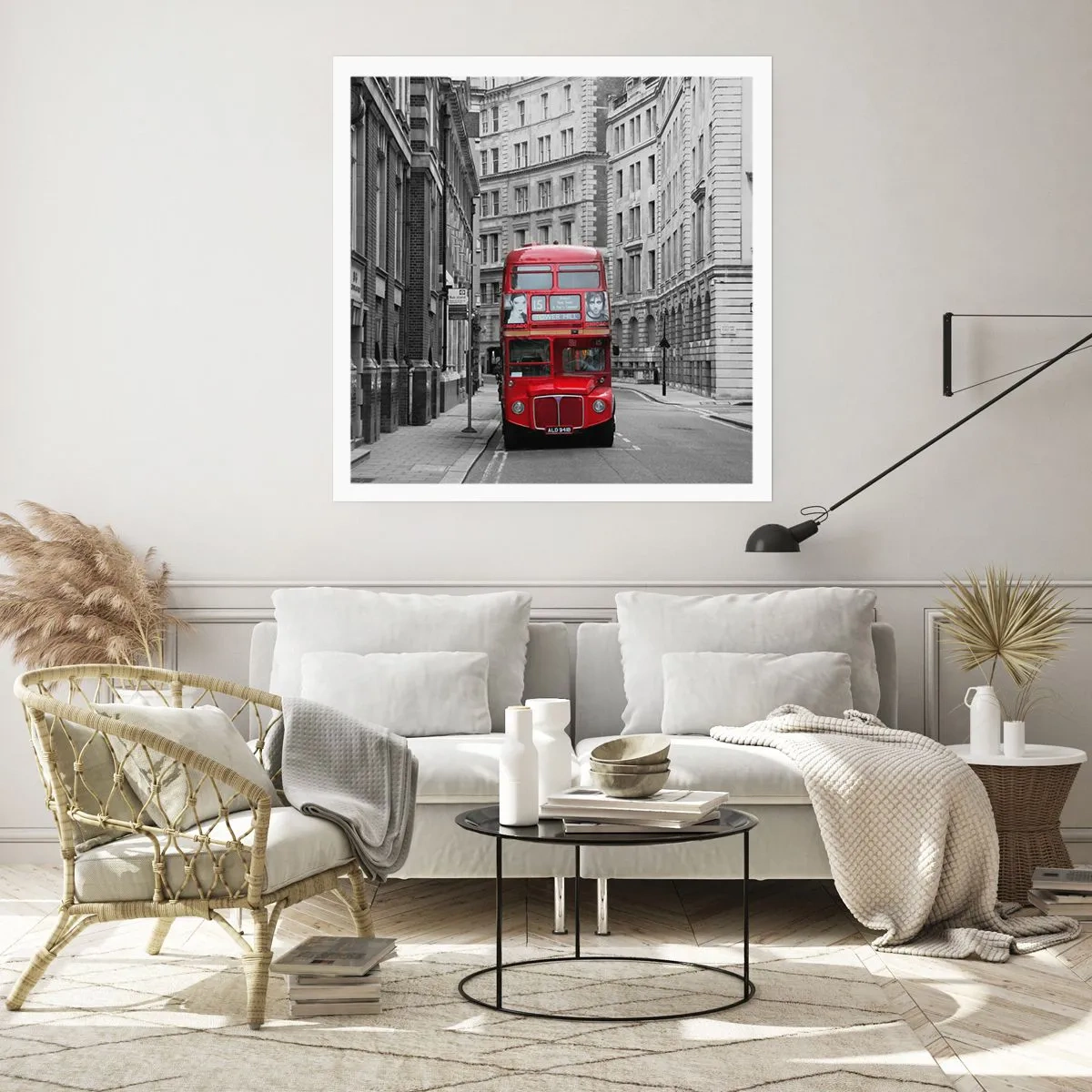 Plakat - Hverdagen behøver ikke at være grå - 40x40 cm