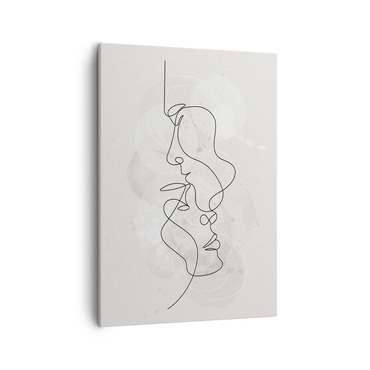 Lærredstryk - Billede på lærred - Omfavnet i en omfavnelse - 50x70 cm