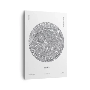 Lærredstryk - Billede på lærred - Paris' anatomi - 70x100 cm