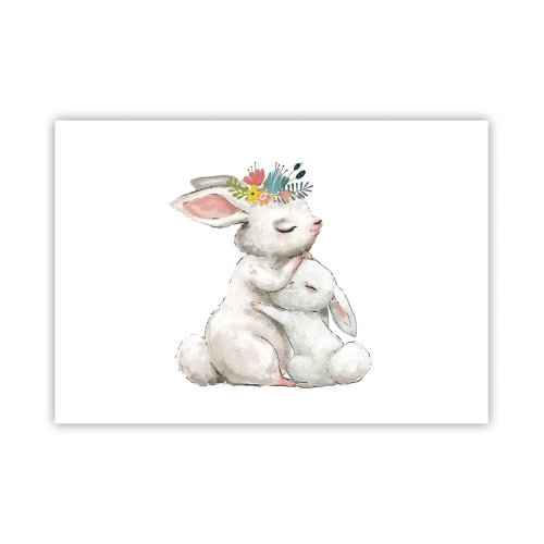 Plakat - Der er intet sted som hos mor - 100x70 cm