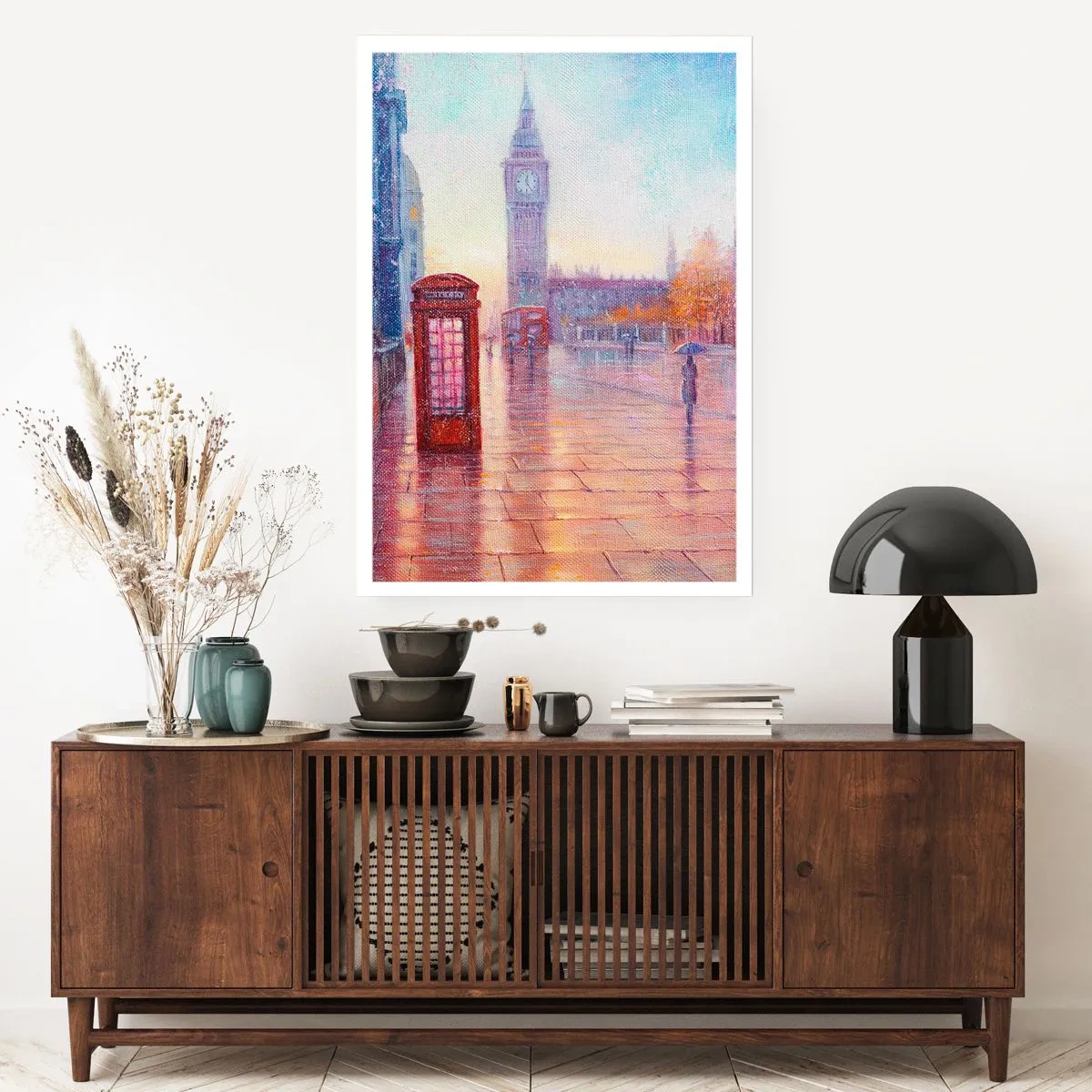 Plakat - En efterårsdag i London - 30x40 cm