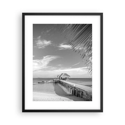 Plakat i sort ramme - Et minde eller en drøm? - 40x50 cm