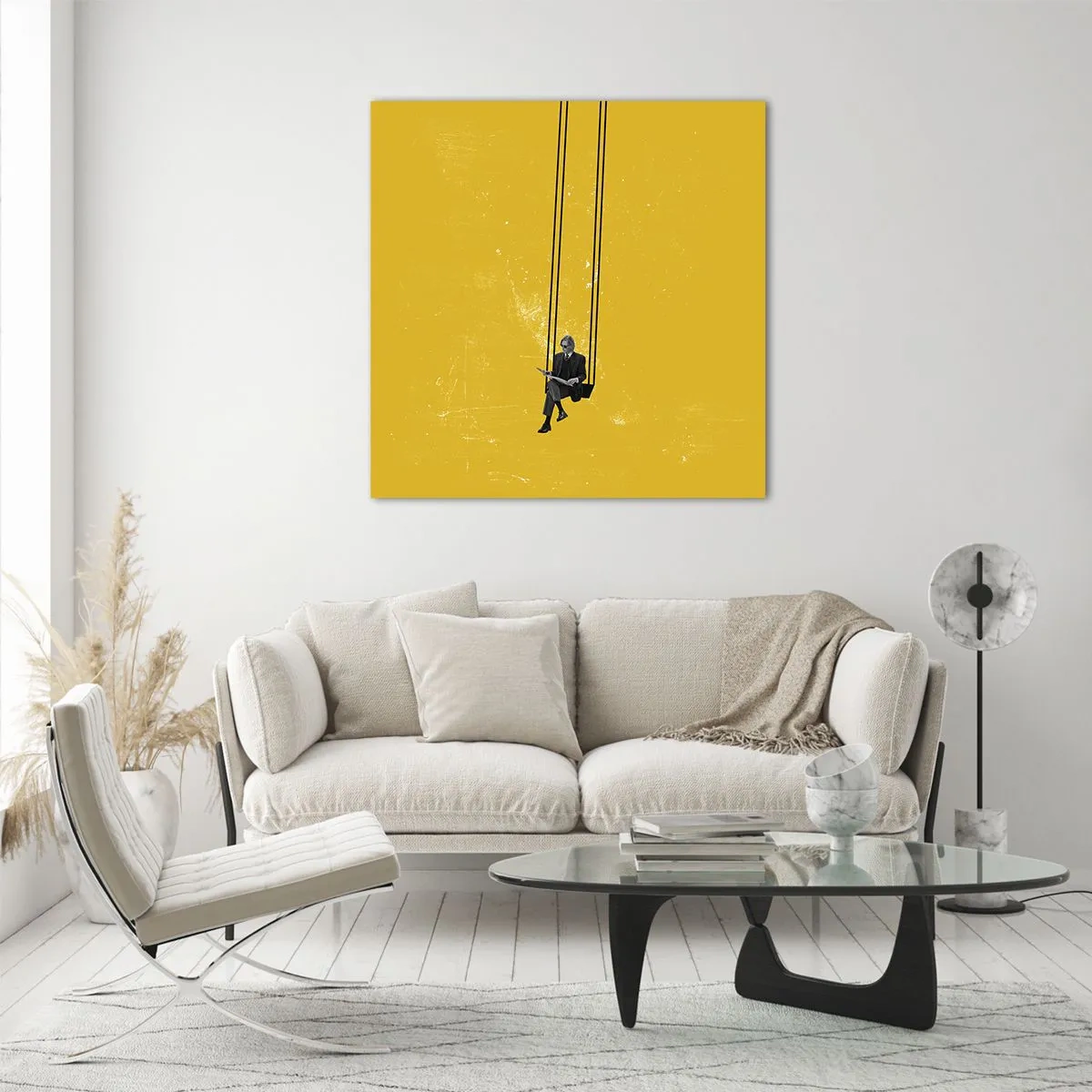 Billede på glas - En dag som alle andre - 60x60 cm