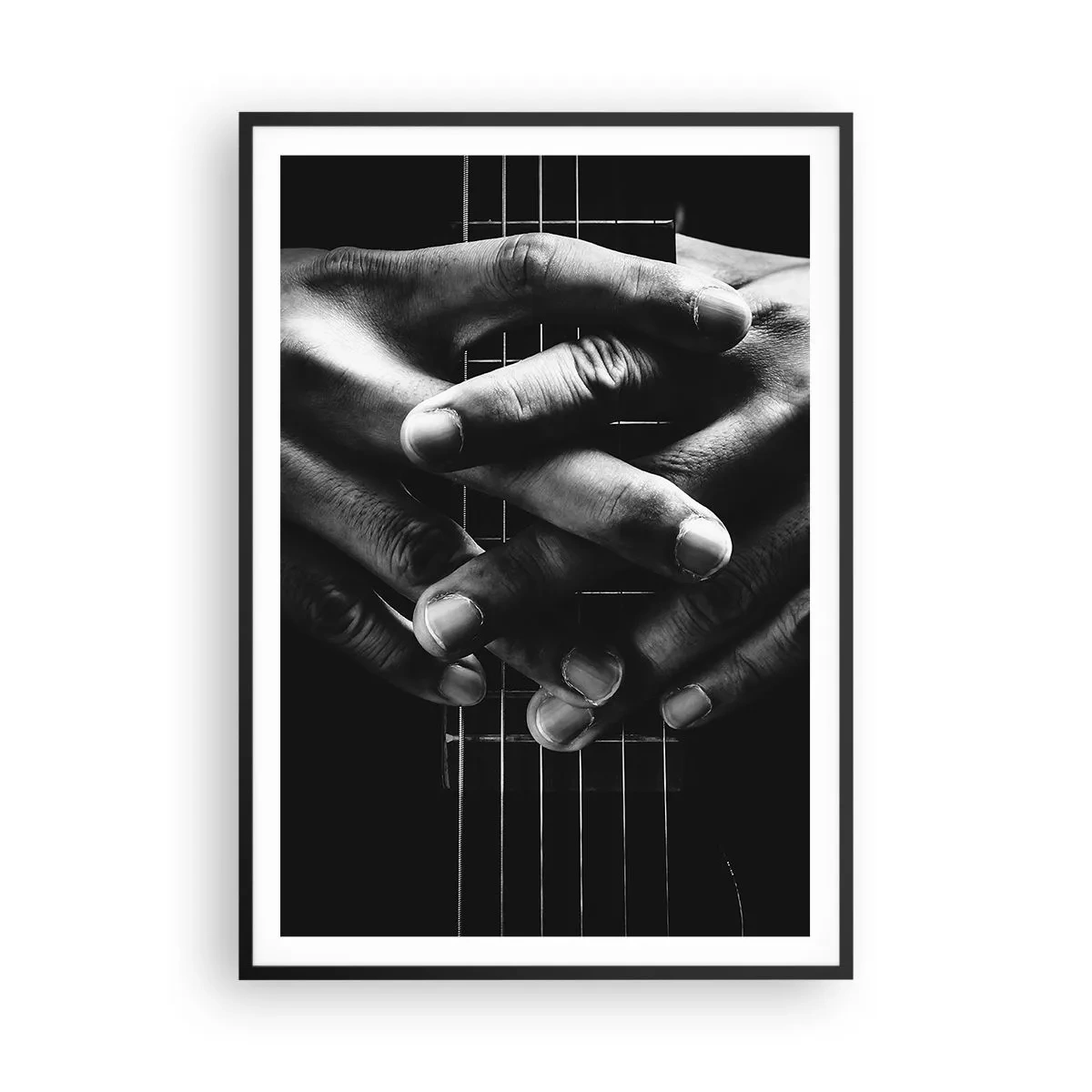 Plakat i sort ramme - Kunstnerens bøn - 70x100 cm