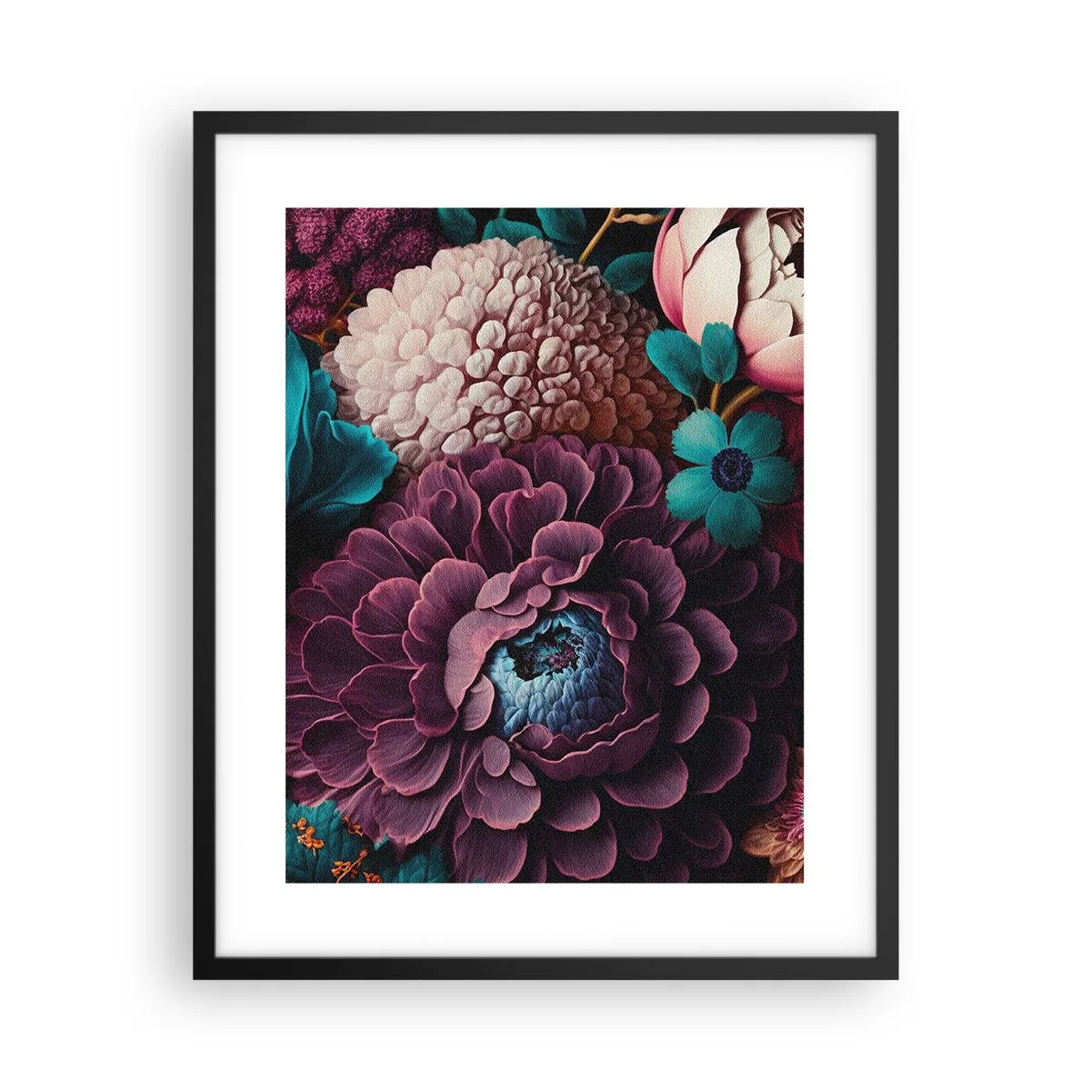 Plakat i sort ramme - Natur i overflod - 40x50 cm