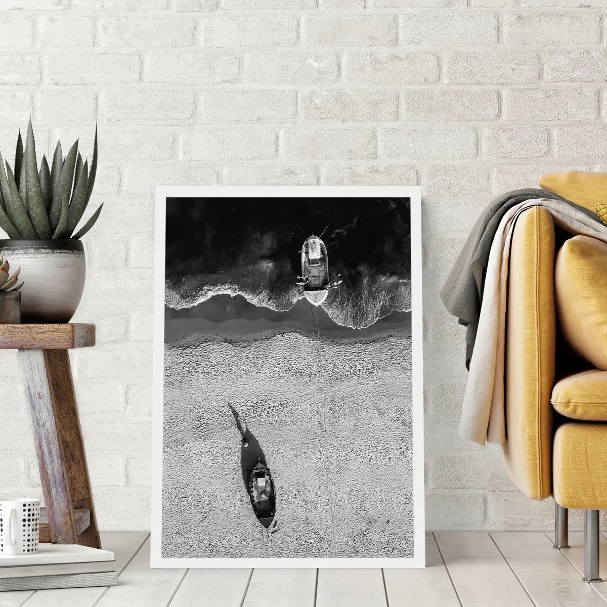 Plakat - Stadig på kysten... - 30x40 cm