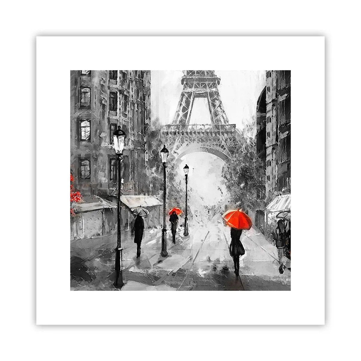 Plakat - Alle veje fører til den - 30x30 cm