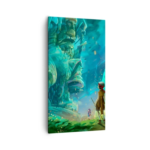 Lærredstryk - Billede på lærred - Fra den store eventyrbog - 55x100 cm