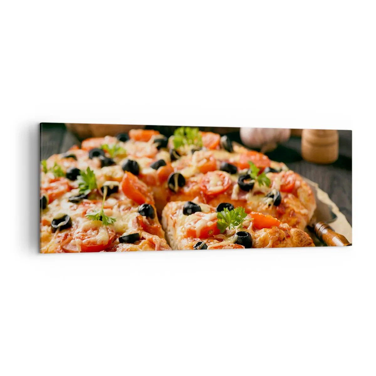 Lærredstryk - Billede på lærred - Du er sluppet af sted med det igen - 140x50 cm