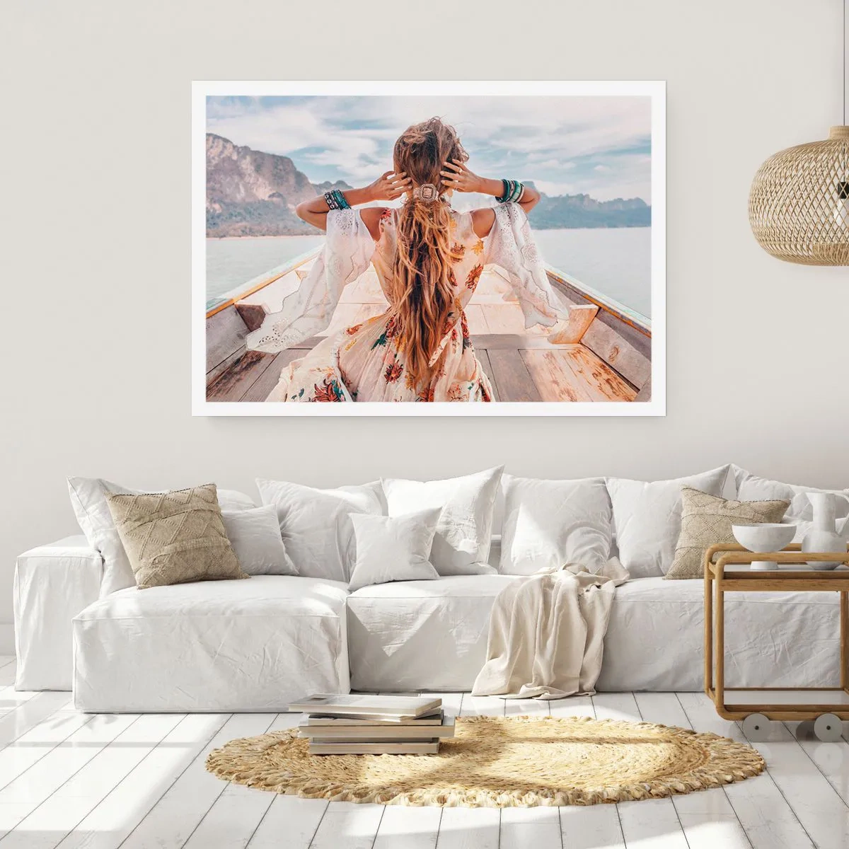 Plakat - På vej mod lykken - 50x40 cm
