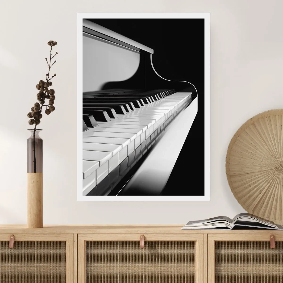 Plakat - Harmoni af former og farver - 40x50 cm