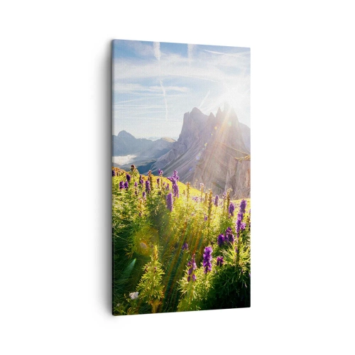 Lærredstryk - Billede på lærred - Urternes hemmelige liv - 45x80 cm