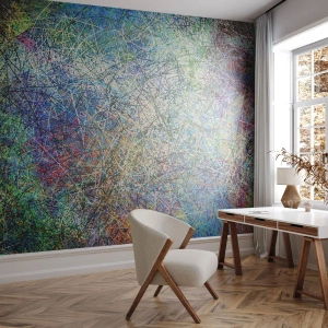Fototapet Premium Canvas - Så enkelt er det ikke - Abstraktion, Stykke, Moderne mønster - 100x70 cm