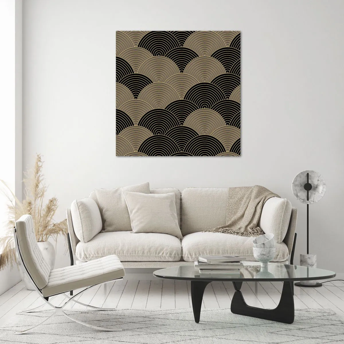 Billede på glas - Enhed i mangfoldighed - 70x70 cm