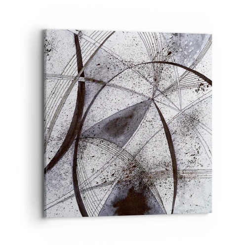 Lærredstryk - Billede på lærred - Futuristisk fantasi - 70x70 cm