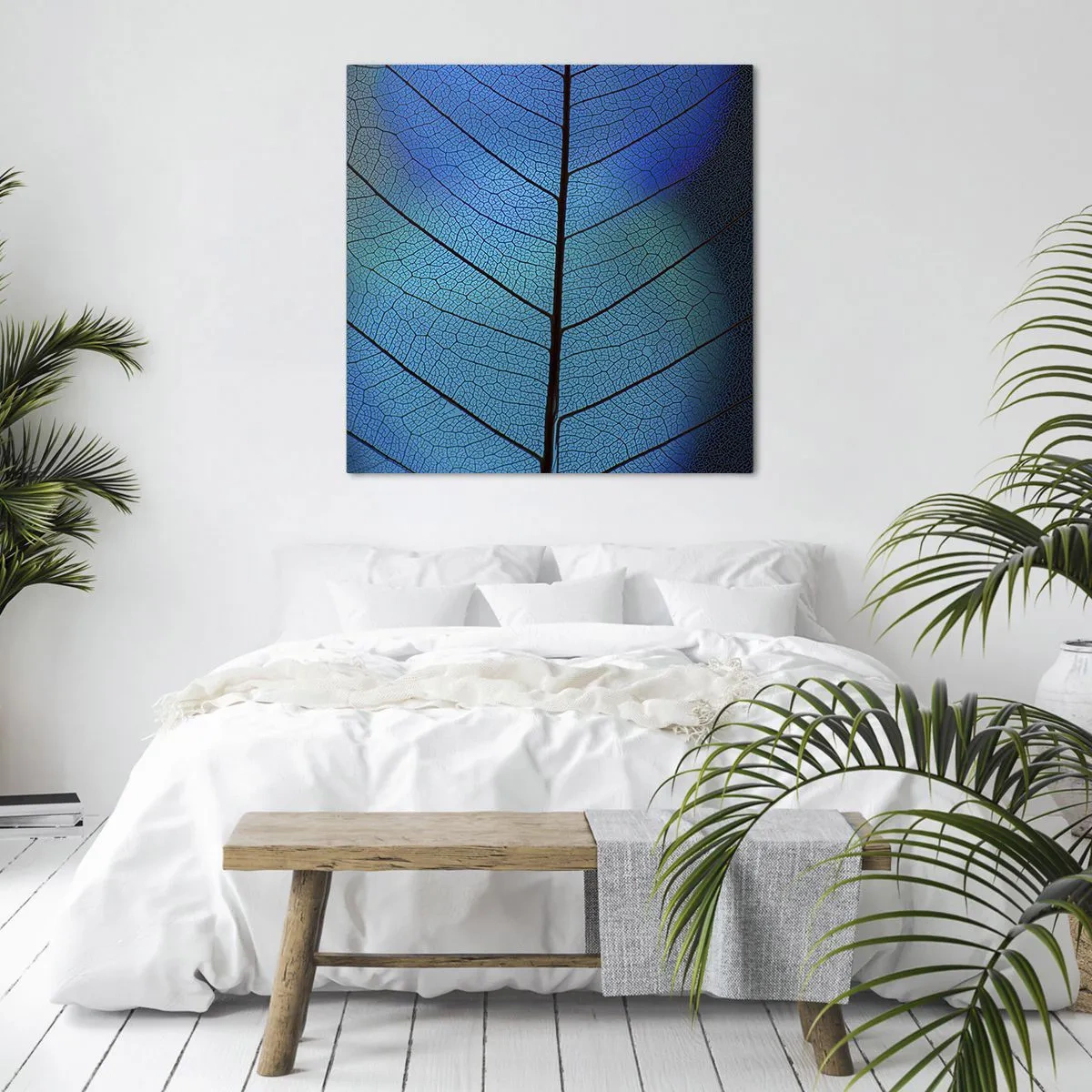 Lærredstryk - Billede på lærred - Indviklet konstruktion - 60x60 cm