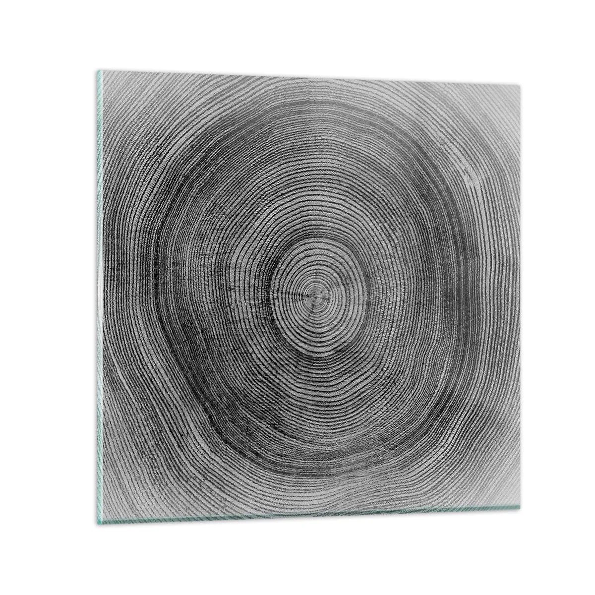 Billede på glas - Et tegn på tiden - 40x40 cm