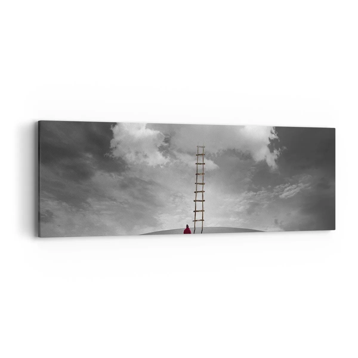 Lærredstryk - Billede på lærred - Alt er muligt - 90x30 cm