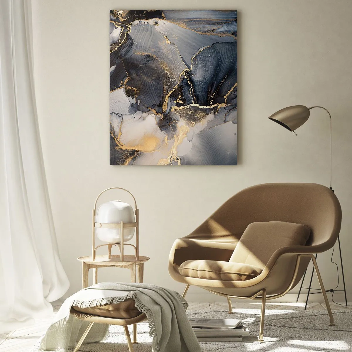 Billede på glas - Livet af sten - 50x70 cm