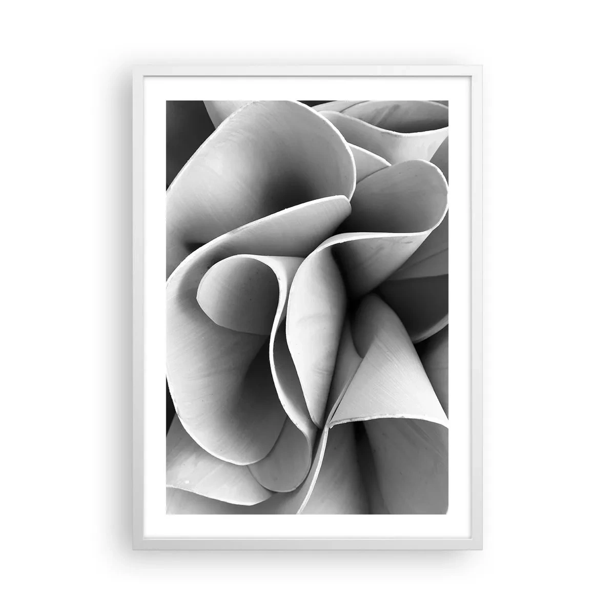 Plakat i hvid ramme - Hvad der sker i rummet - 50x70 cm