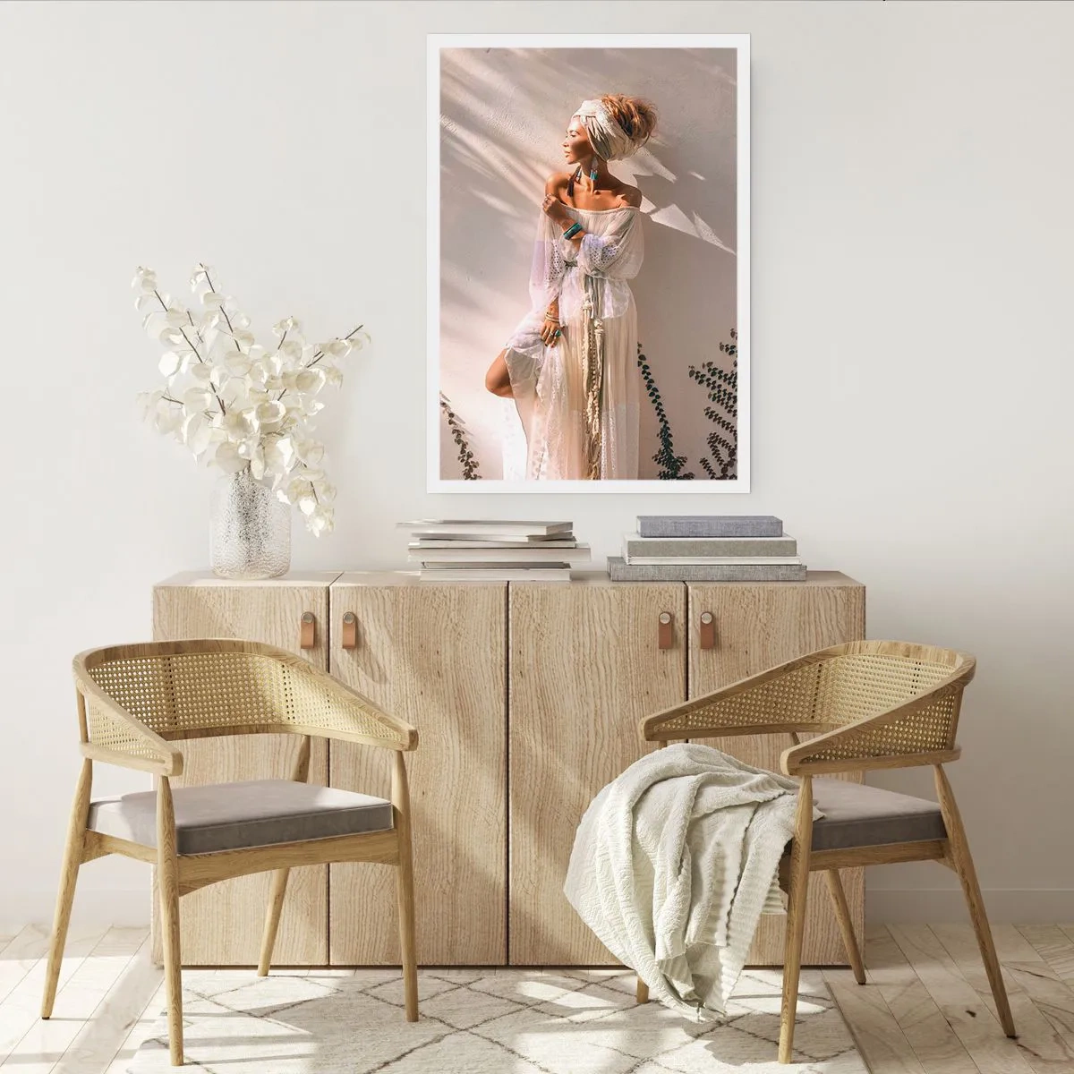 Plakat - Solen og pigen - 40x50 cm