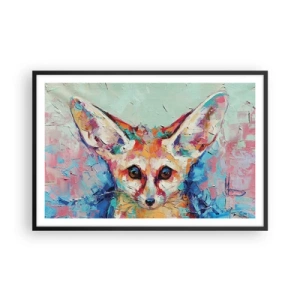 Plakat i sort ramme - Er du klar til mig? - 91x61 cm