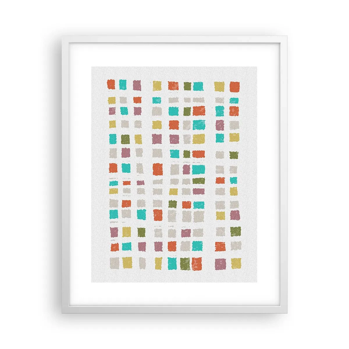 Plakat i hvid ramme - Ukendt leg - 40x50 cm