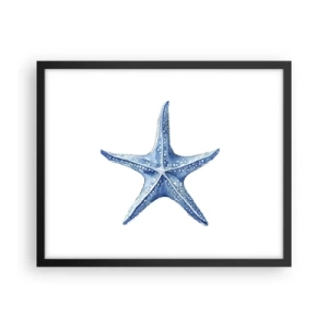 Plakat i sort ramme - Havets stjerne - 50x40 cm