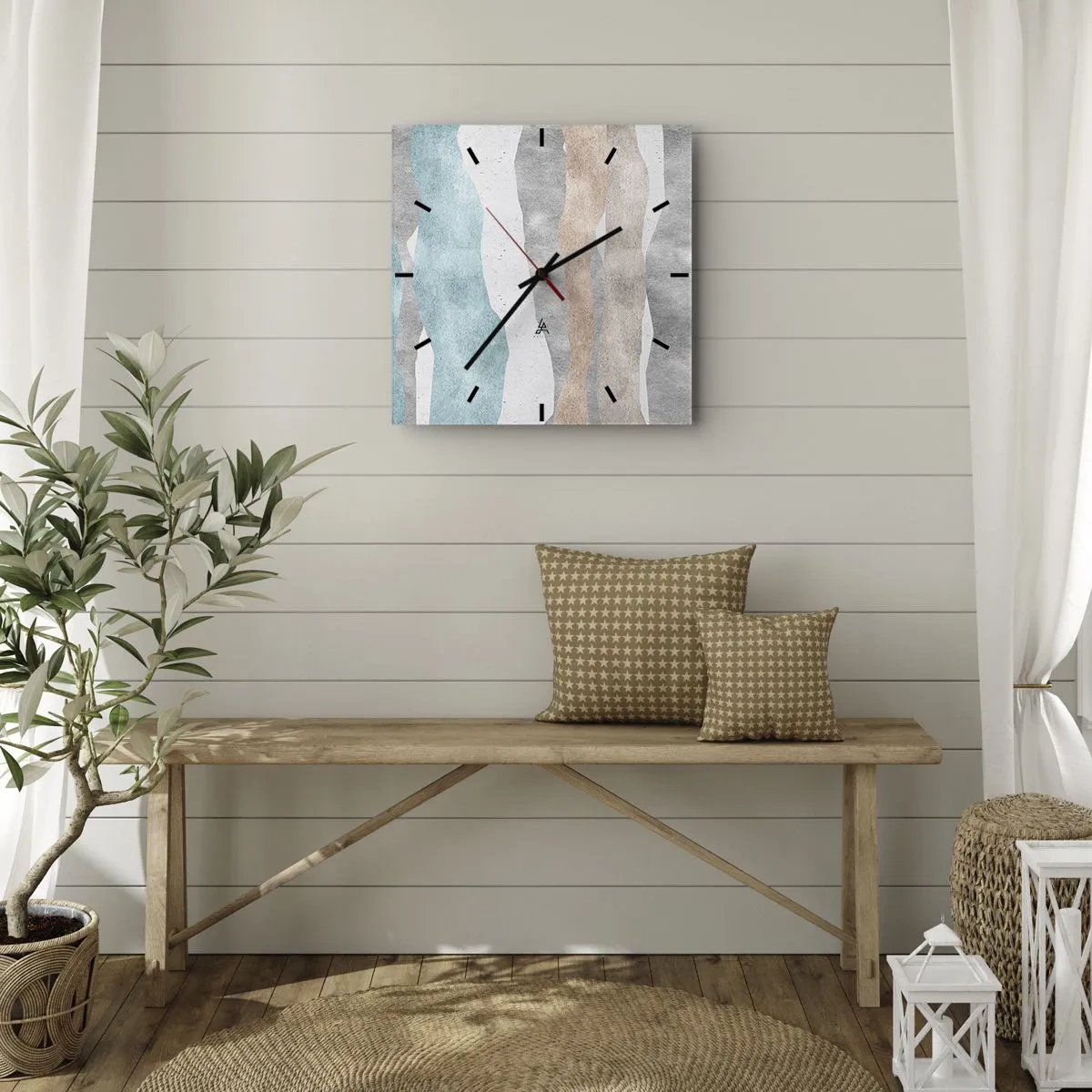 Vægur, Uret - En undersøgelse af intimitet - 40x40 cm