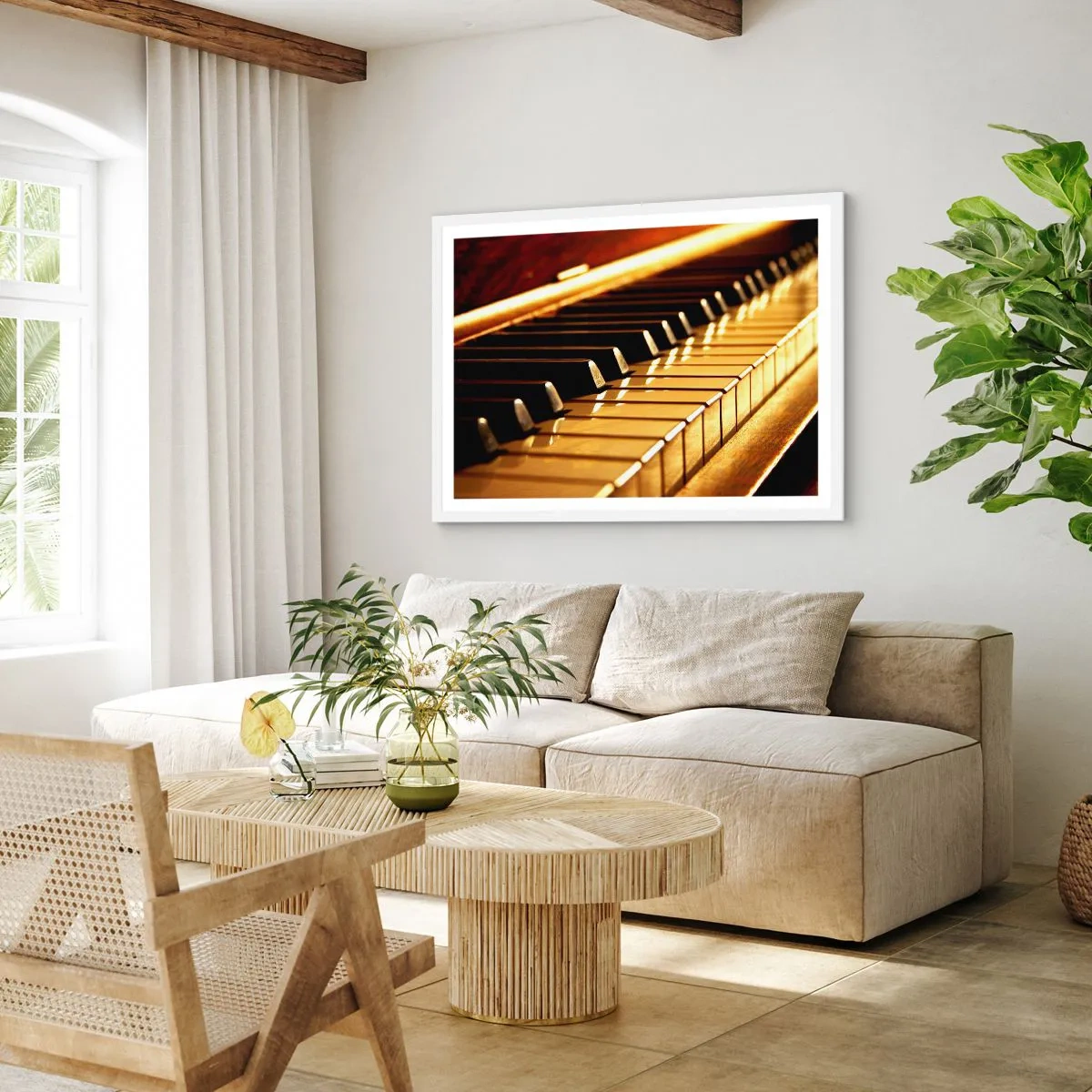 Plakat i hvid ramme - Ubegrænsede muligheder - 40x30 cm