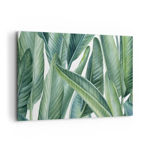 Lærredstryk - Billede på lærred - Det grønne i sig selv - 120x80 cm